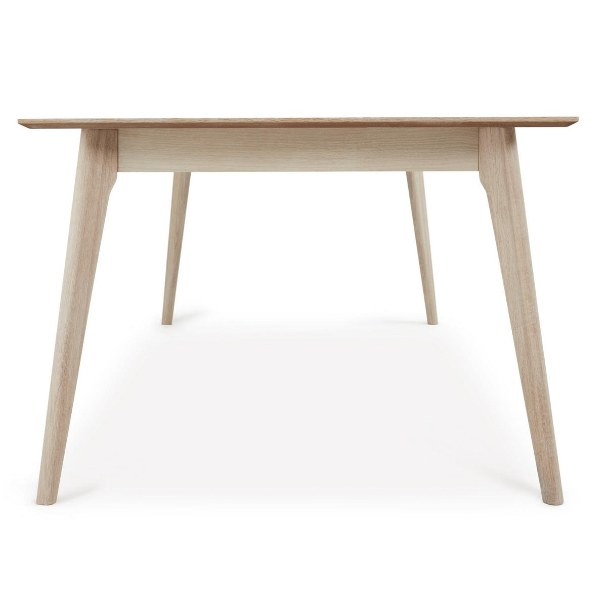 ESSTISCH 105/220/75 Eiche massiv rechteckig - Eichefarben, Holz (105/220/75cm) - Furnhouse