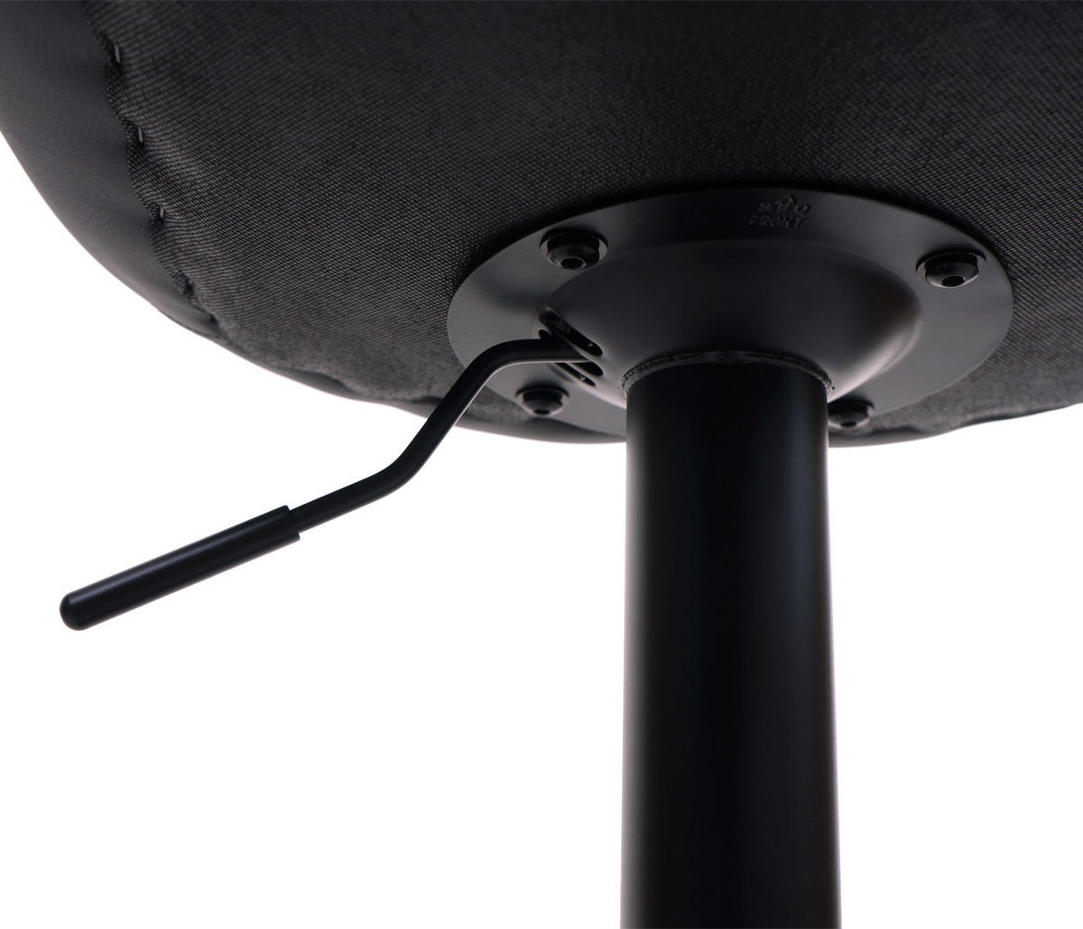 BARHOCKER 2er-Set Sitzhöhe 65-86cm höhenverstellbar mit Lehne Kunstleder Braun - Braun, Kunststoff (53/116/47cm) - PROREGAL