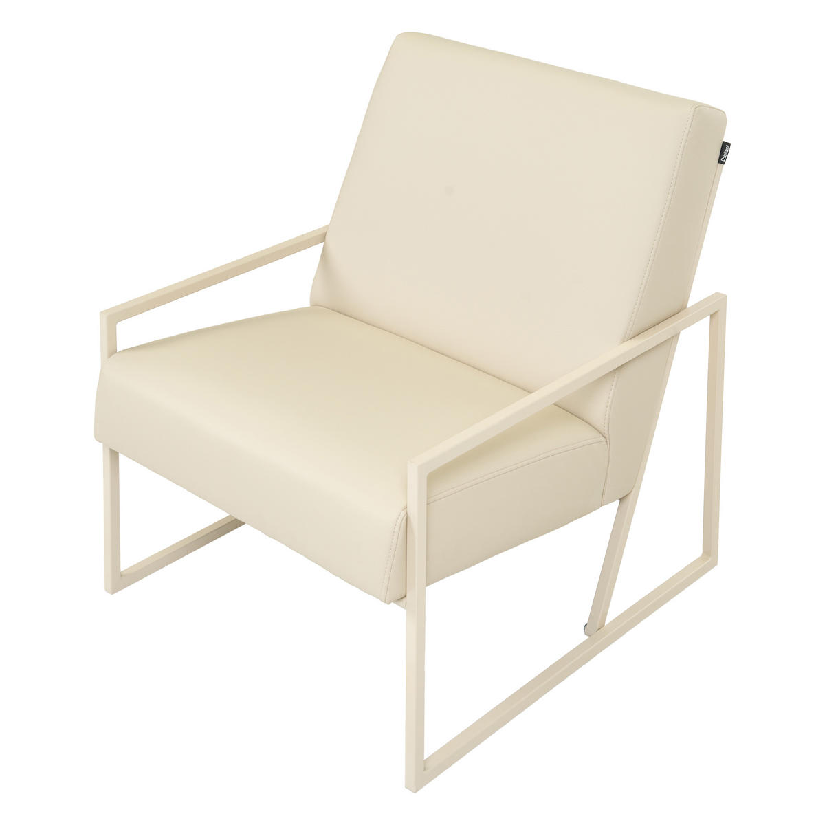 SESSEL Kunstleder Beige Delary - Beige, Kunststoff (69/83/83cm) - Beliani