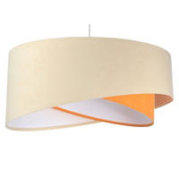 HÄNGELEUCHTE Weiß 50/23 cm - Weiß, Kunststoff (50/1/23cm) - ONZENO