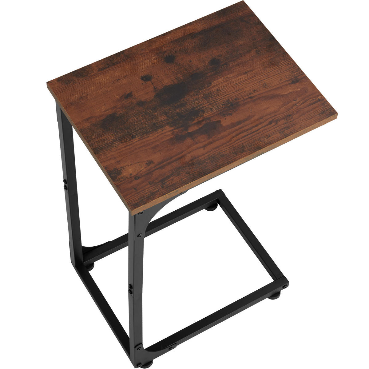 BEISTELLTISCH Erie,40 x 30 x 63 cm,Industrial Holz dunkel, rustikal - Rostfarben, Holzwerkstoff (40/30/63cm) - tectake