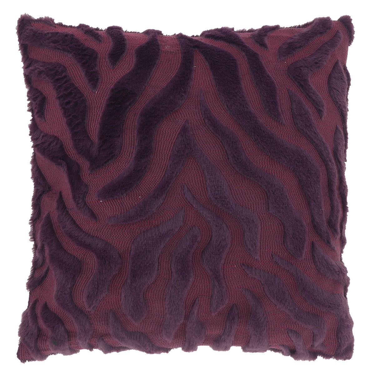 DEKOKISSEN Fenna Violett 45/45/8 cm - Lila, Textil (45/45cm) - Unique Living