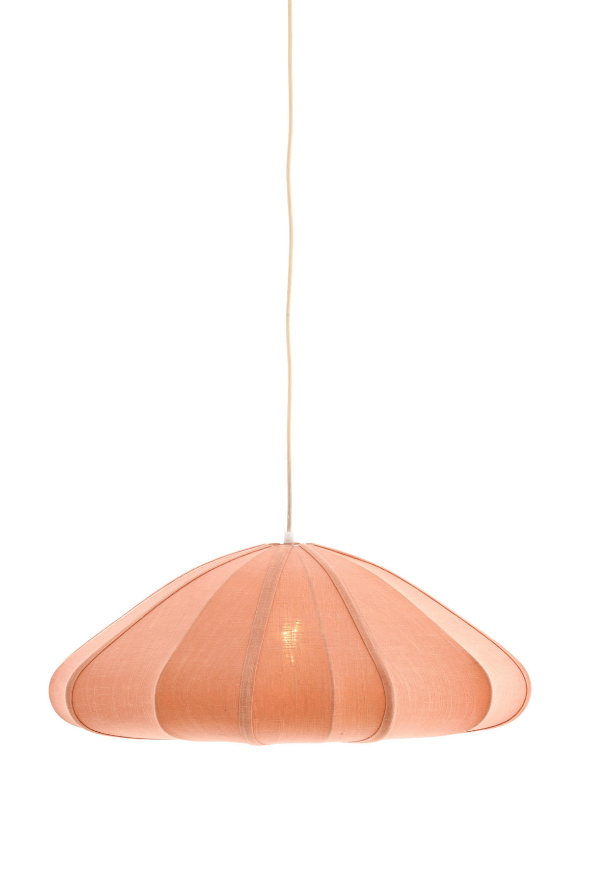 HÄNGELAMPE - Rosa - 64/64/25 cm - Pink, Textil (64/64/25cm) - Light & Living
