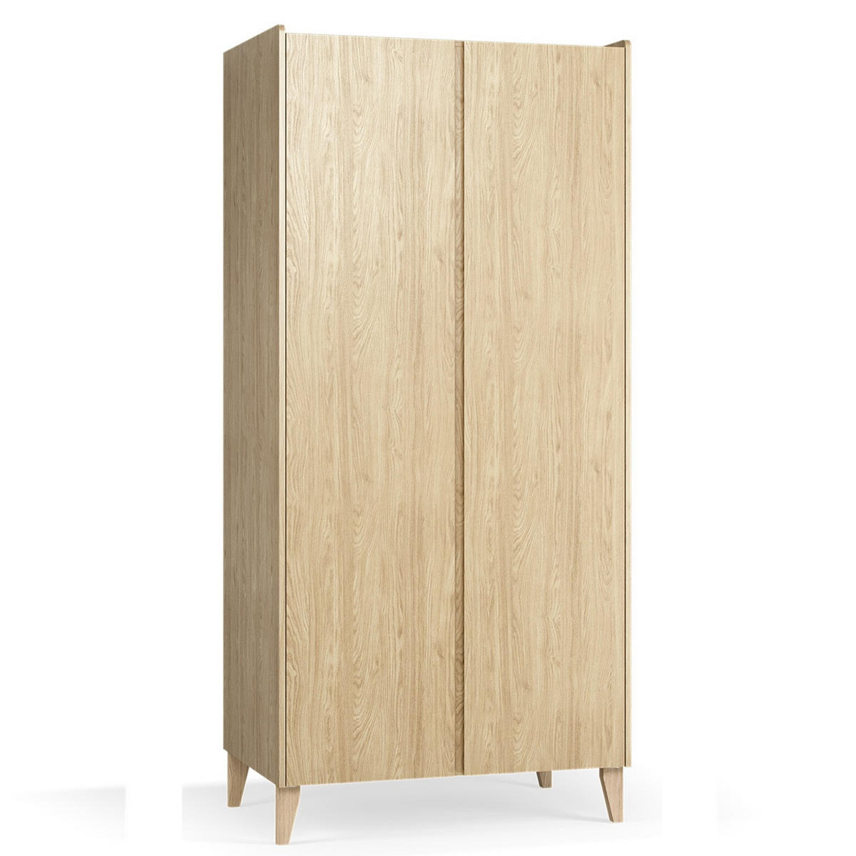 BABYZIMMER Maya Set A - 4-teilig - Eiche geölt - Eichefarben, Holz/Holzwerkstoff (95/204/60cm) - QMM TraumMöbel