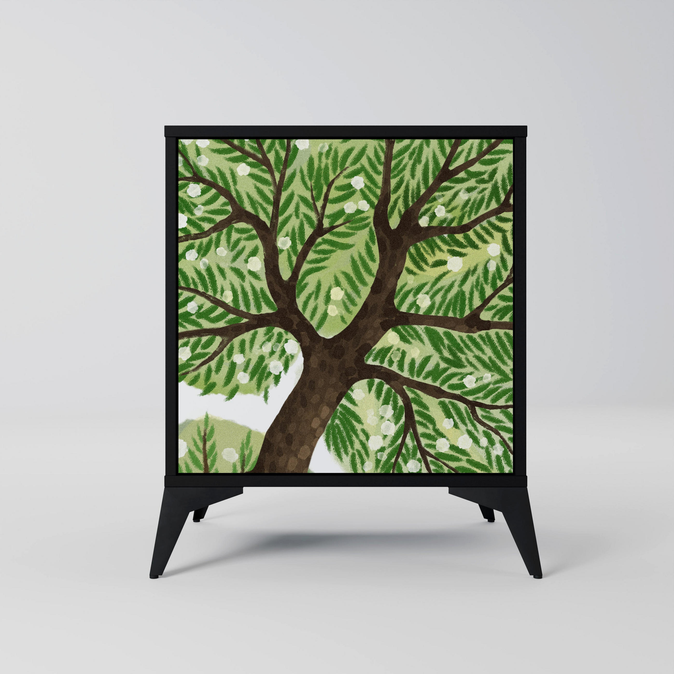SpaceRebels Sideboard Schwarz 57.5x70.5x42 cm