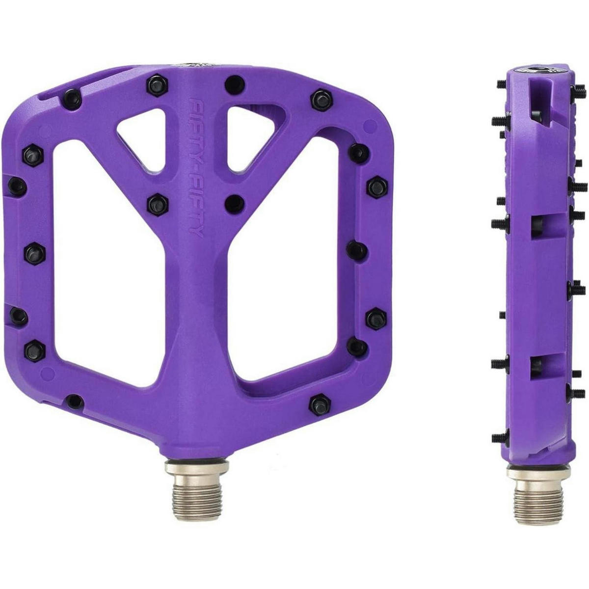 FAHRRADPEDALE Nylon Composite Violett - Violett, Kunststoff (10.4/1.5/10.6cm)