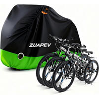 FAHRRADABDECKUNG für 2-3 Fahrräder 208x112x110 cm Grün - Multicolor, Textil (112/110/208cm)