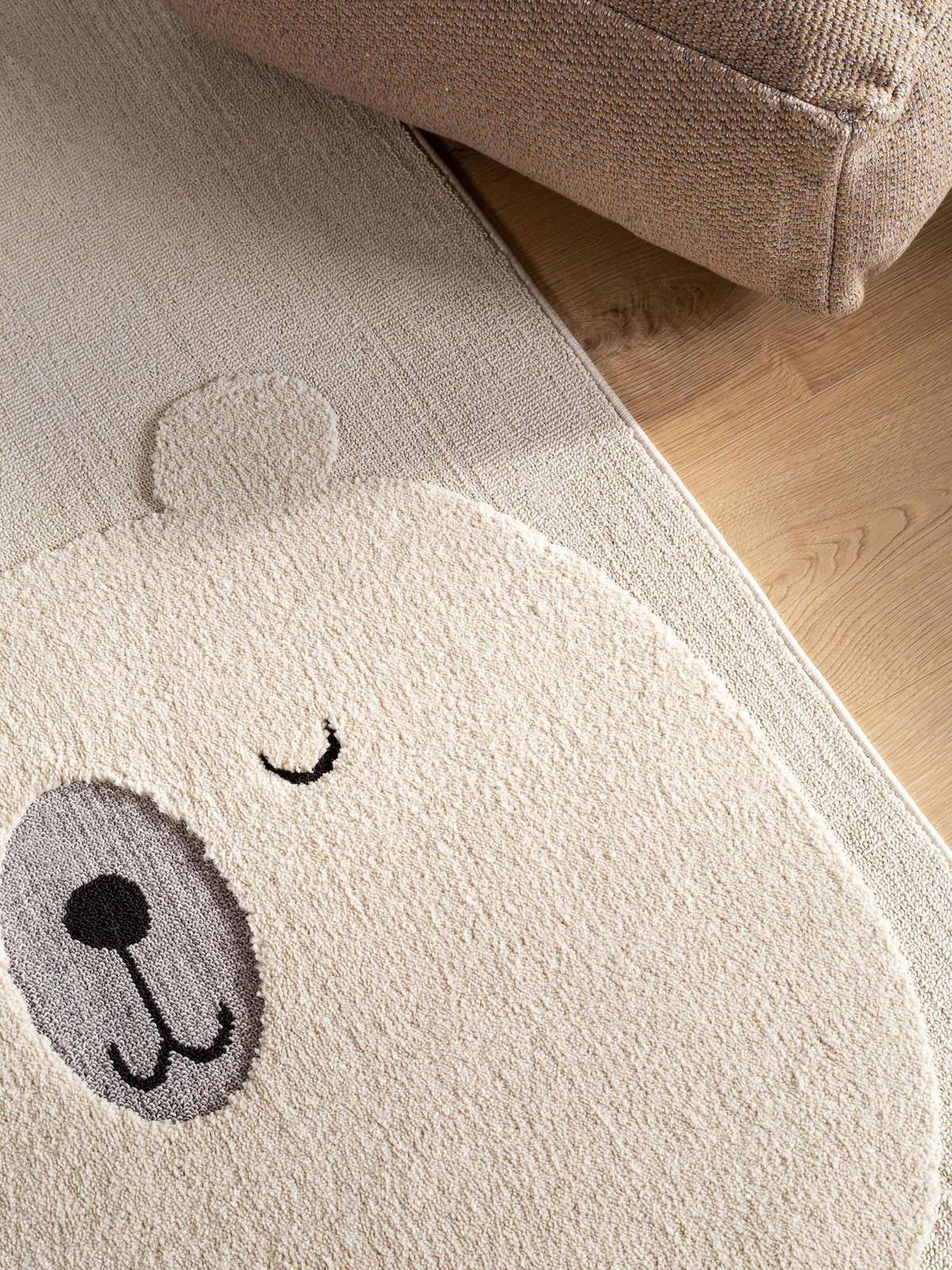 KINDERTEPPICH Momo Cream 90x130 cm - Beige, Textil (90/1cm) - KUNSTLOFT