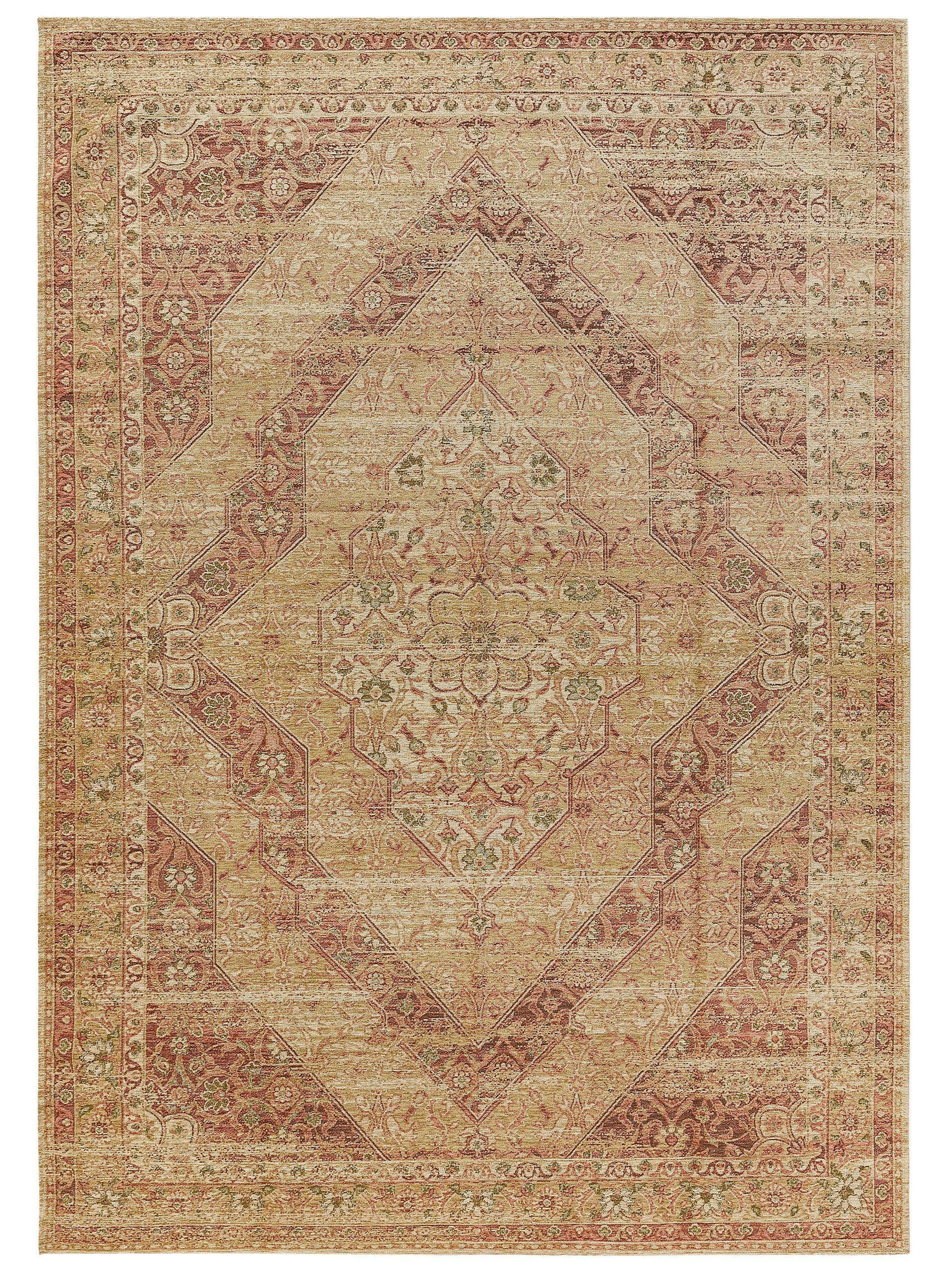 FLACHGEWEBETEPPICH Frencie Rosa 200x285 cm - Rosa, Textil (200/285cm) - benuta Nest