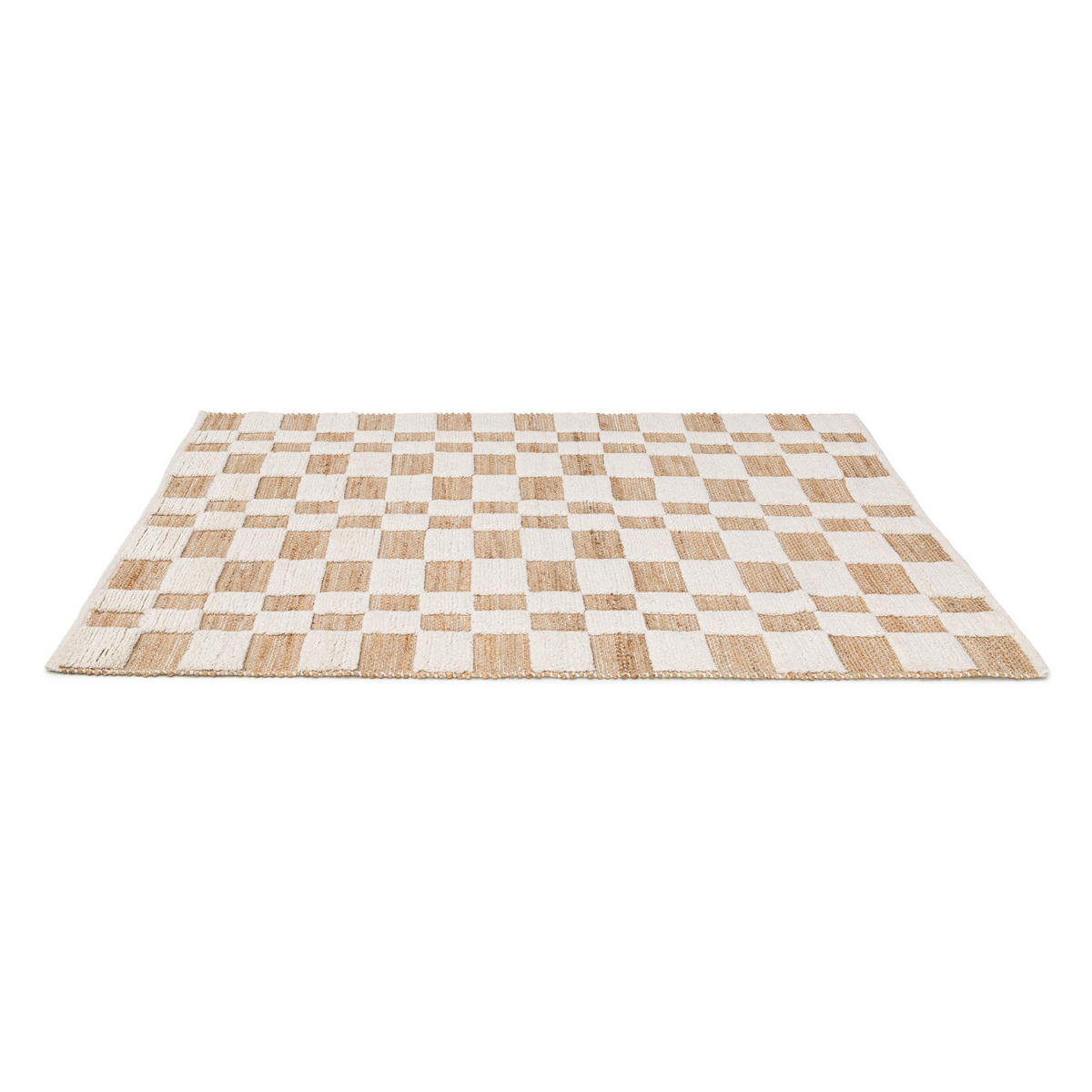 TEPPICH Milena schneeweiß 160 x 230 x 1 cm - Weiß, Textil (160/230cm) - Vivaraise
