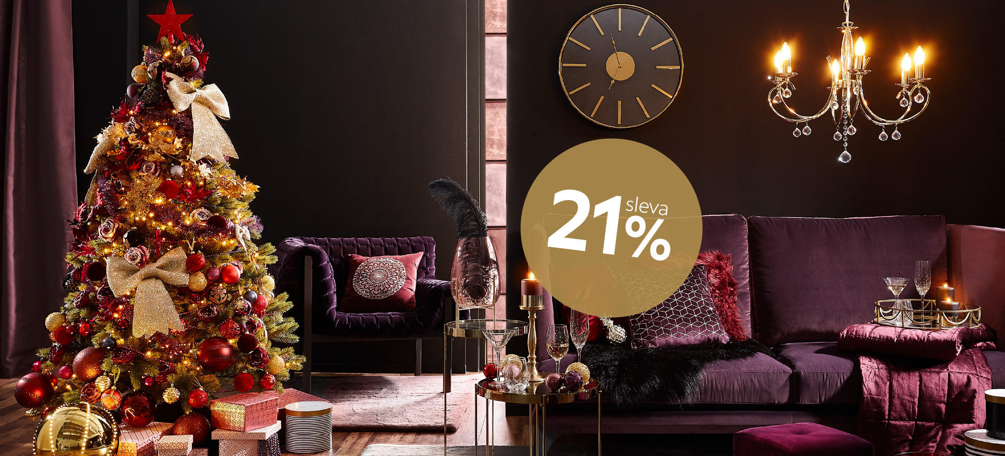 21 % sleva na produkty z Vánočního trhu