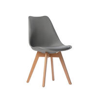 ESSZIMMERSTUHL Kler Grau 48 cm x 82 cm - Grau, Kunststoff (48/82/57cm)