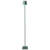 LED-STEHLEUCHTE Grün Gavarresa - Grün, Metall (15/15/131cm) - Beliani