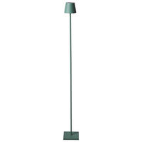 LED-STEHLAMPE Grün Gavarresa - Grün, Metall (15/15/131cm) - Beliani