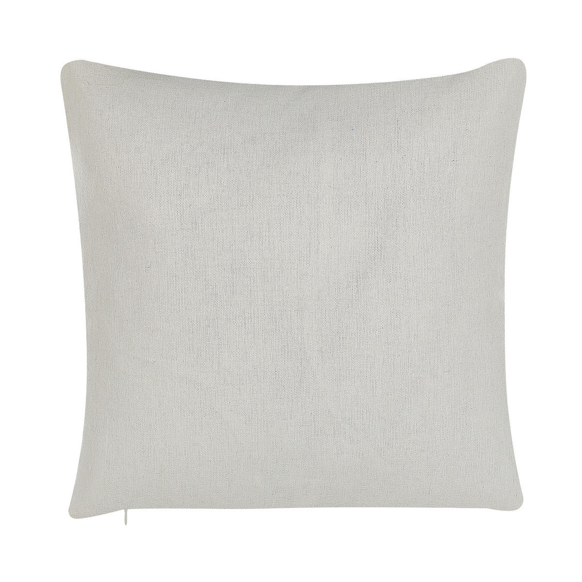 DEKOKISSEN 2er-Set Hellbeige 45/45 cm Gomphrena - Beige, Textil (45/45cm) - Beliani