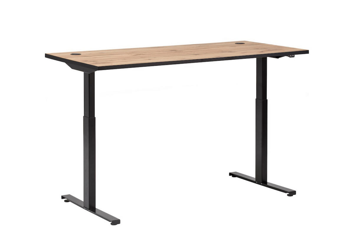 SCHREIBTISCH Panda 70x160x75 cm Eiche - Eichefarben, Holz (75/160/70cm) - PROREGAL