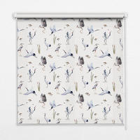 VNÚTORNÁ roleta - okenná roleta - roleta - 140x140 cm - Volavky - biela, plast (140/140/0.5cm) - TULUP