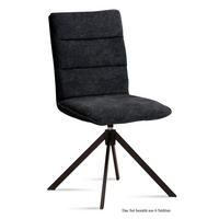 ESSZIMMERSTUHL drehbar (6er-Set) Dekava 47x92x60 Schwarz/Anthrazit - Anthrazit/Schwarz, Kunststoff (60/92/47cm) - 58aufmkessel