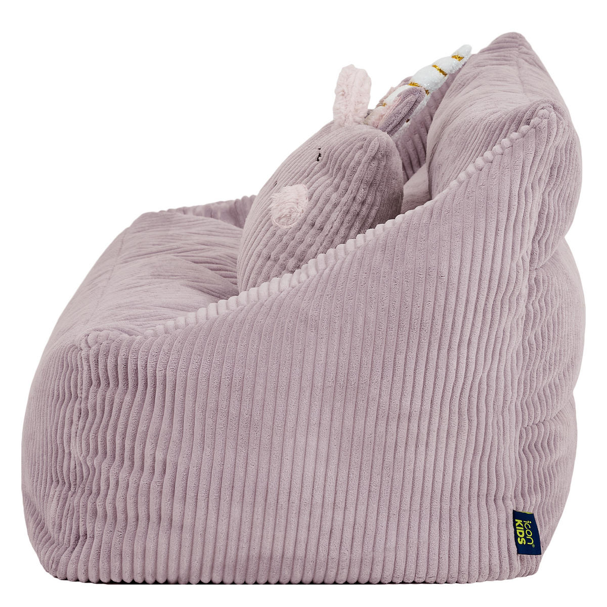 KINDERSITZSACK Sofa Cecilia mit Animalkissen - Flieder, Textil (95/50/55cm) - icon