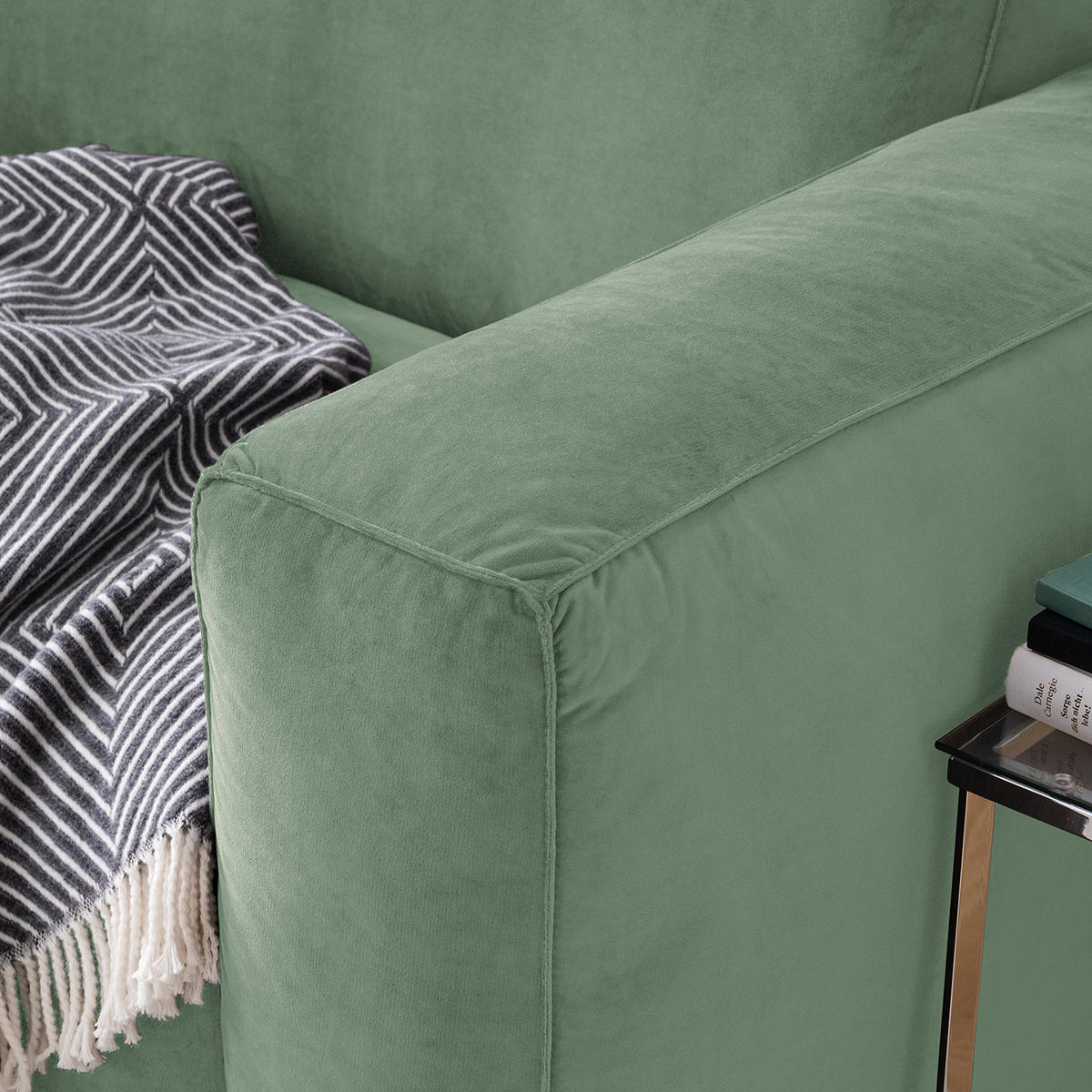 3-SITZER SOFA - Grau, Textil (240/75/96cm) - home24