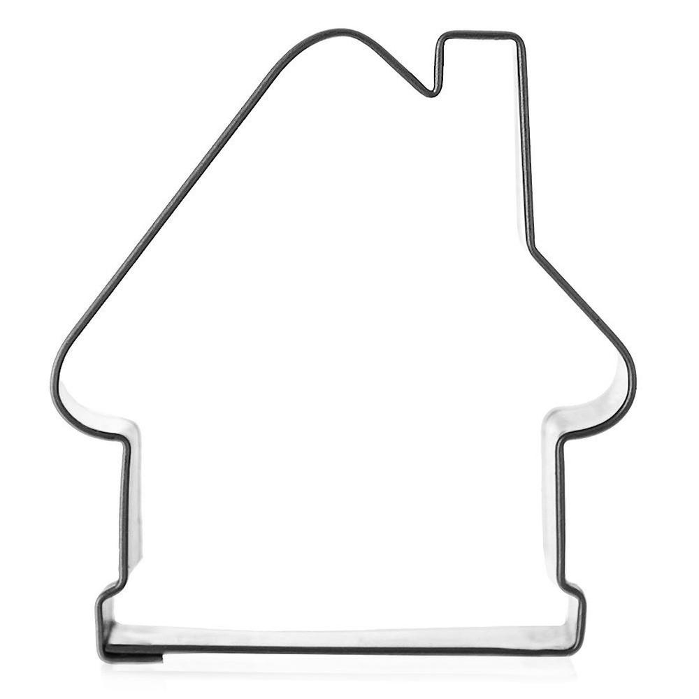 AUSSTECHFORM Häuschen 5,5 cm Silber - Silberfarben, Metall (5/1.5/5.5cm) - Orion 