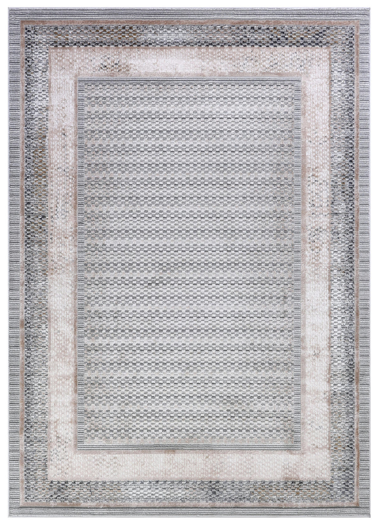 TEPPICH COMO Grau 160/230 cm - Grau, Kunststoff (160/230cm) - Tapiso