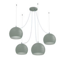 HÄNGELEUCHTE - Grün, Metall (25/25/20cm) - Lumicom