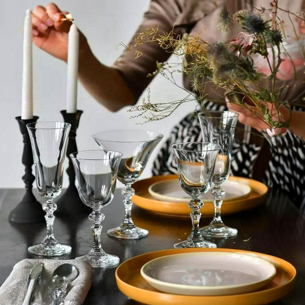 WEISSWEINGLÄSER 6er-Set 150 ML - Transparent, Glas (0.15L) - Krosno Glass