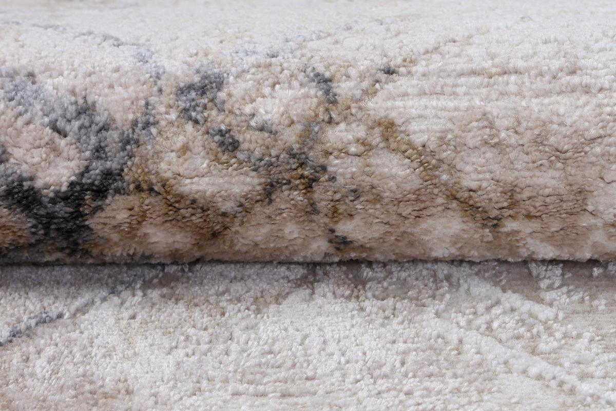 KOBEREC béžový hnedý krémový - 120 x 170 cm - svetlohnedá, textil (120/170cm) - Mazovia