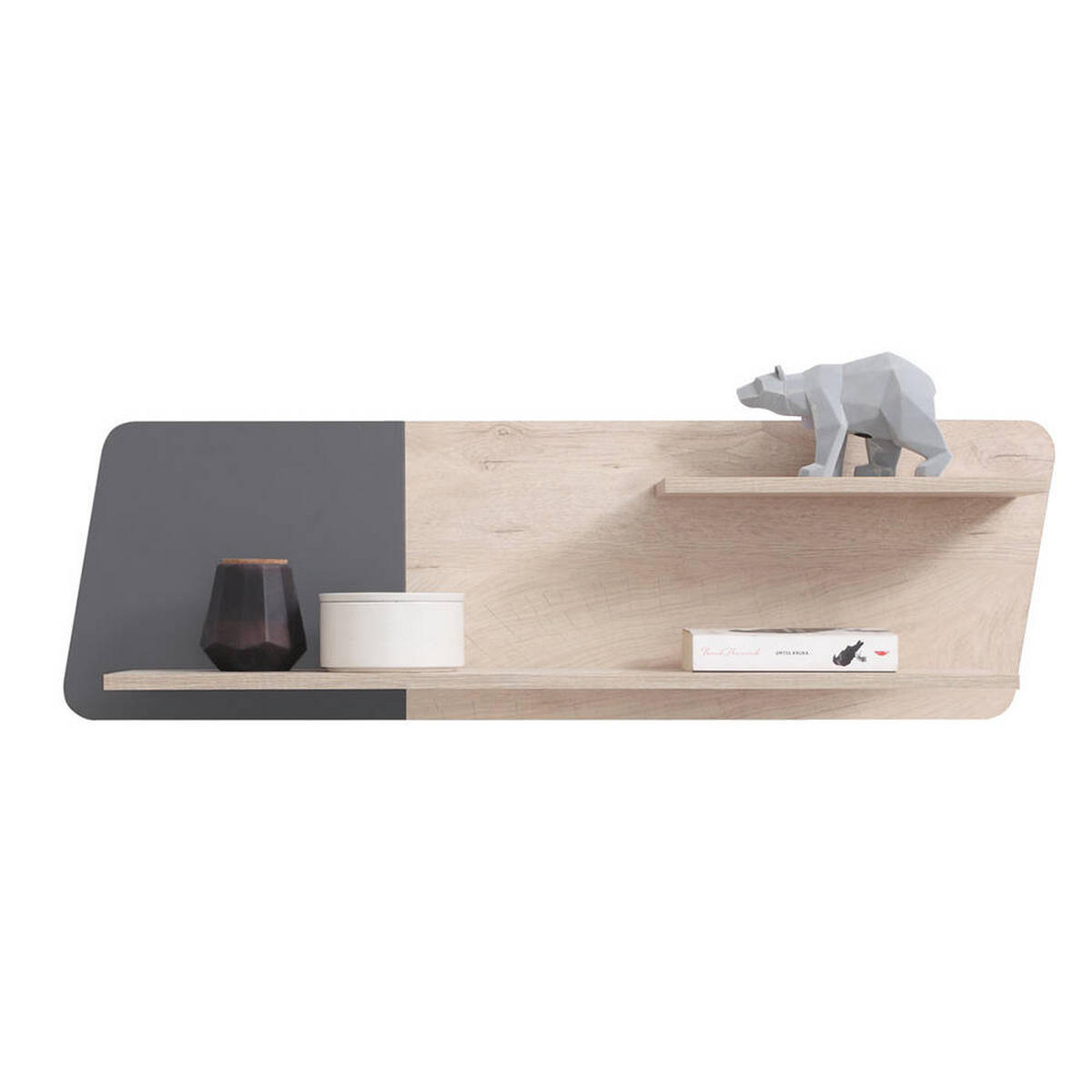 SCHLAFZIMMER Set 7-tlg. – DELTA System – Artisan Eiche / Anthrazit - Eichefarben, Holzwerkstoff (90/190/90cm) - hi-markt