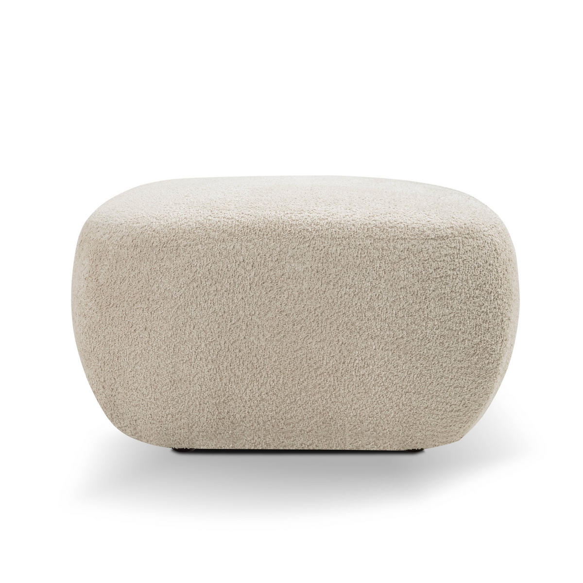 POLSTERHOCKER AMICO Modern Sitzhocker, Fußhocker Beige - Beige, Holzwerkstoff/Kunststoff (75/39/75cm) - MASSENO