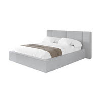 POLSTERBETT mit Bettkasten und Lattenrost, Boxbett ohne Matratze - RIVO 200x200 Grau - Anthrazit, Holzwerkstoff/Textil (200/200cm) - ALTDECOR