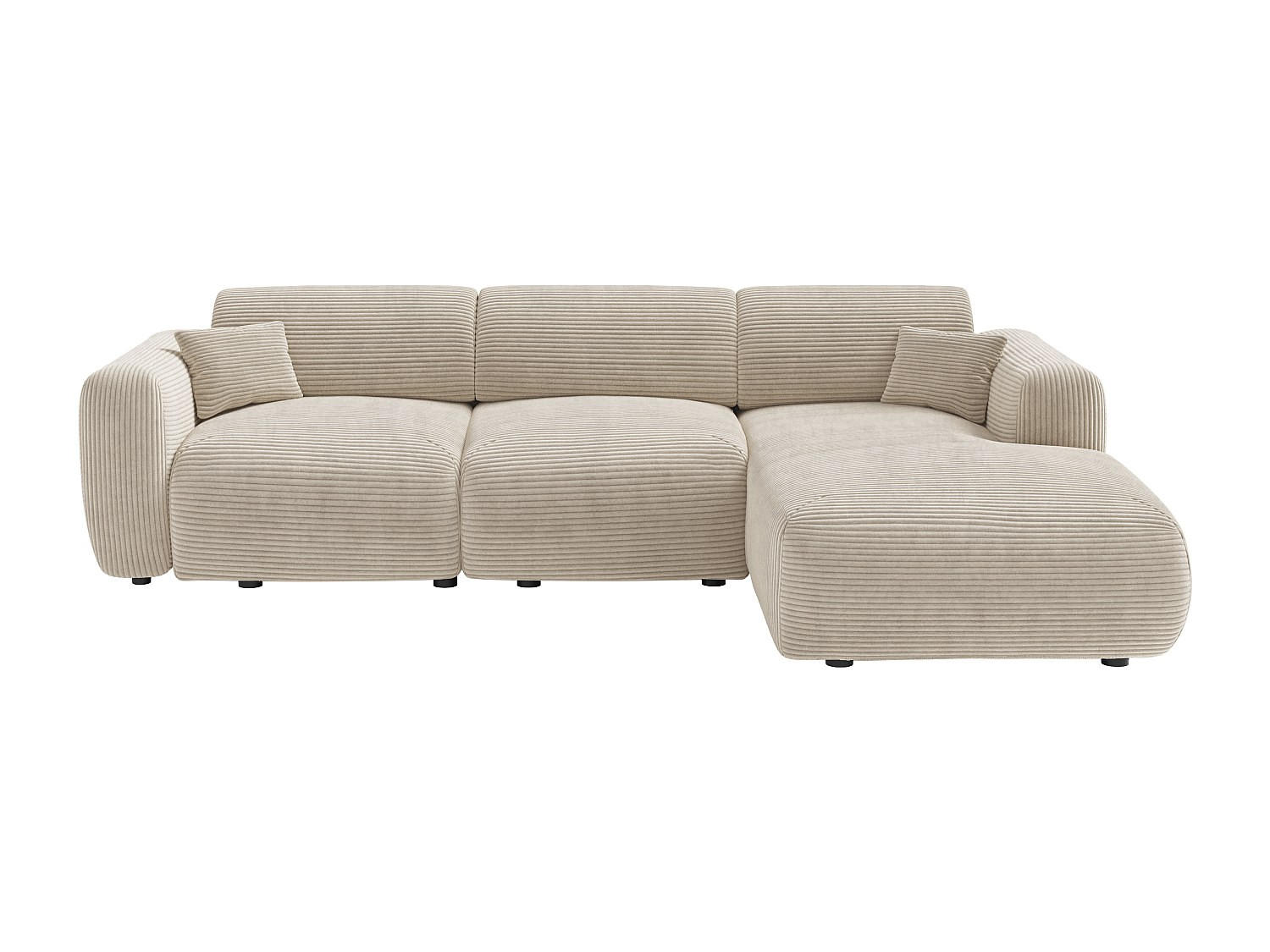 Vente-Unique Relaxsofa Beige 287x97x166 cm