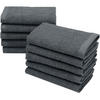 SEIFTÜCHER, 10er-Set, 30x30 cm, 100% Baumwolle, Grau - Graphitfarben, Textil (30/30cm) - Zollner