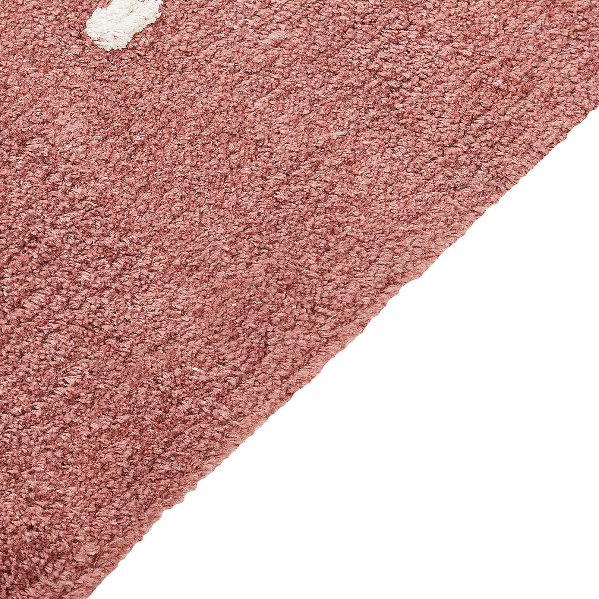KURZFLOR-TEPPICH Rot 140/200 cm Astaf - Rot, Textil (140/200cm) - Beliani