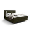 BOXBETT ONO mit Matratze H3, Bonell und Topper 160x200 CURIO 39 - Grün, Textil (160/200cm) - Bedante