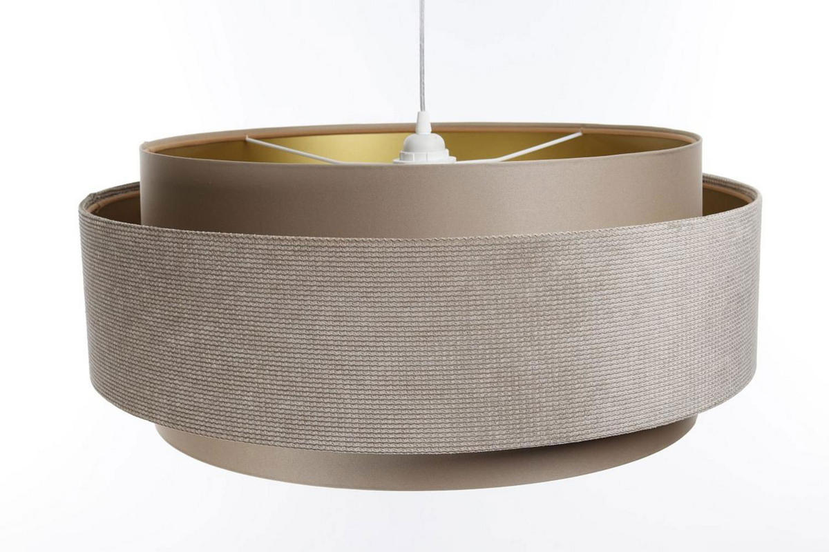HÄNGELEUCHTE Gold 60/25 cm - Goldfarben, Kunststoff (60/1/25cm) - ONZENO