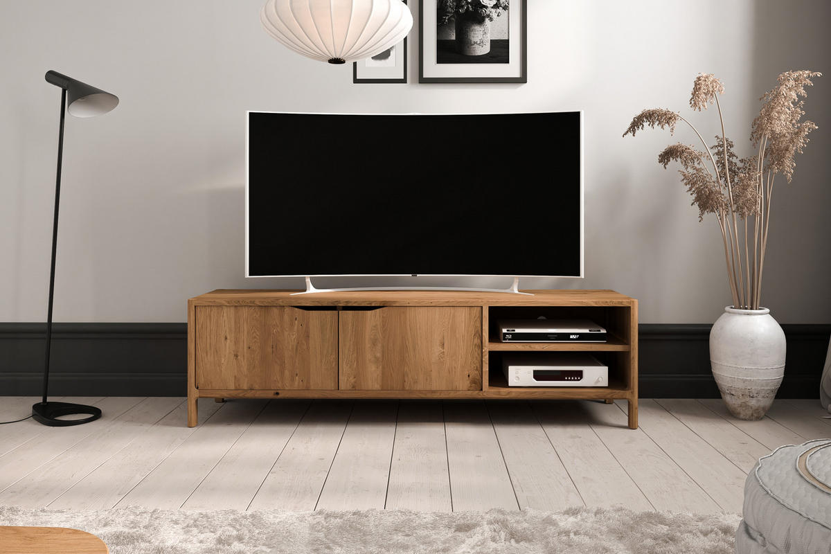 TV-SCHRANK PAUL Wildeiche - Wildeiche, Holz (160/48/50cm) - byoak
