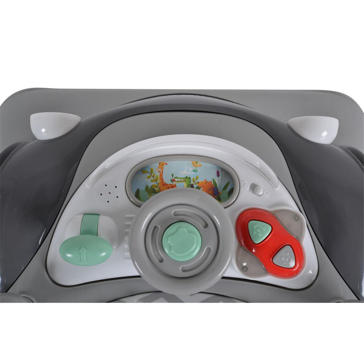 LAUFHILFE Shelby grau höhenverstellbar, Spielcenter, Treppenstopper - Grau, Kunststoff (48/59/68cm) - Cangaroo