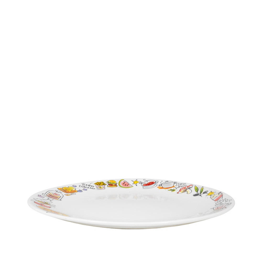 SPEISETELLER Magie in Bunt - 26cm - Multicolor, Keramik (26.2/26.3/3cm) - Blond Amsterdam
