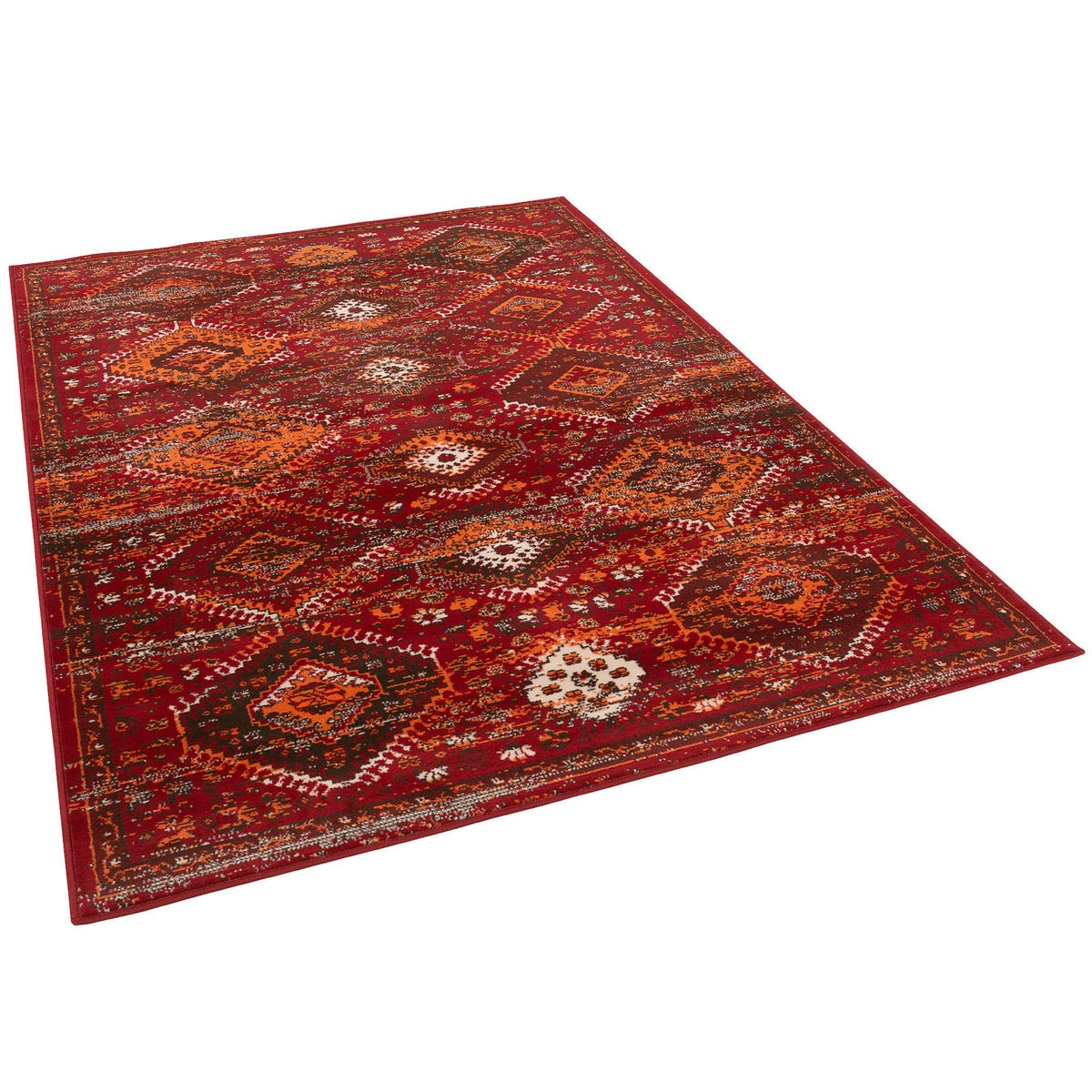 DESIGNER TEPPICH POP-VINTAGE ORIENT MODERN - Terra cotta, Textil (200/300cm) - Pergamon