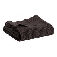 BETTÜBERWURF Maia carbonfarben 240 x 260 cm - Schwarz, Textil (260/240cm) - Vivaraise