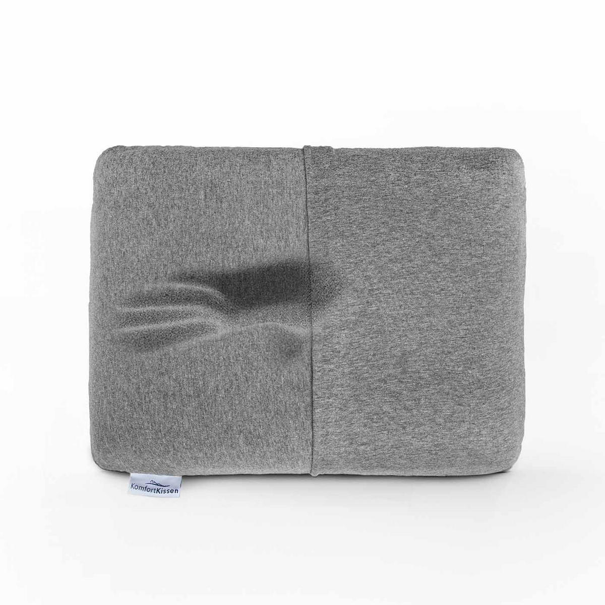 CAMPING-KISSEN - Grau, Textil (40/60cm) - KomfortKissen