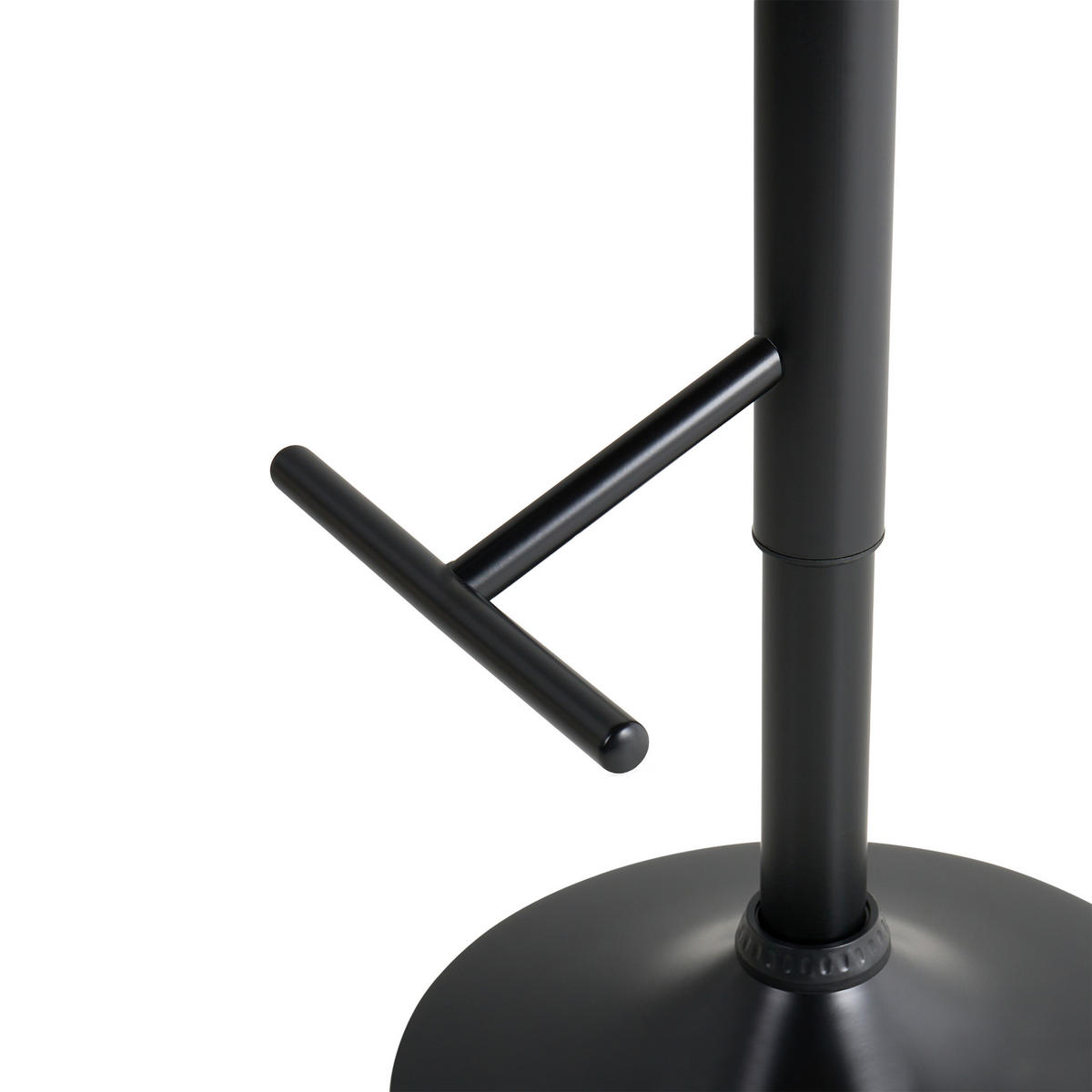 BARSTUHL 2er-Set Kunstleder Weiß/Schwarz Petersburg - Braun, Holzwerkstoff (42/95/42cm) - Beliani
