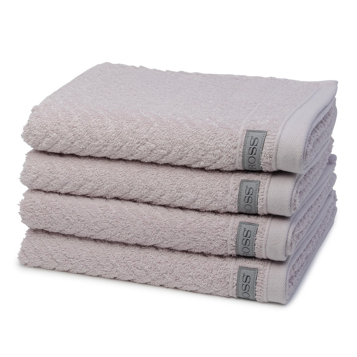 HANDTUCH Smart 4er-Set - Hellgrau, Textil (50/100cm) - Ross
