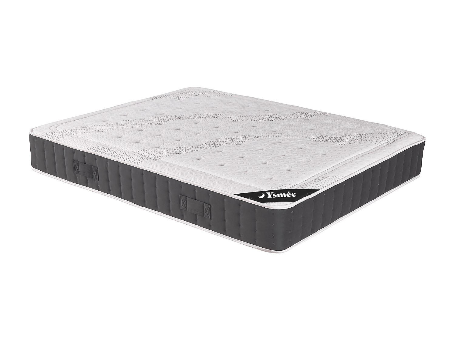 STANDARDMATRATZE - 2 Personen - Stoff - Weiß - - Weiß, Textil (140/190cm) - Vente-Unique