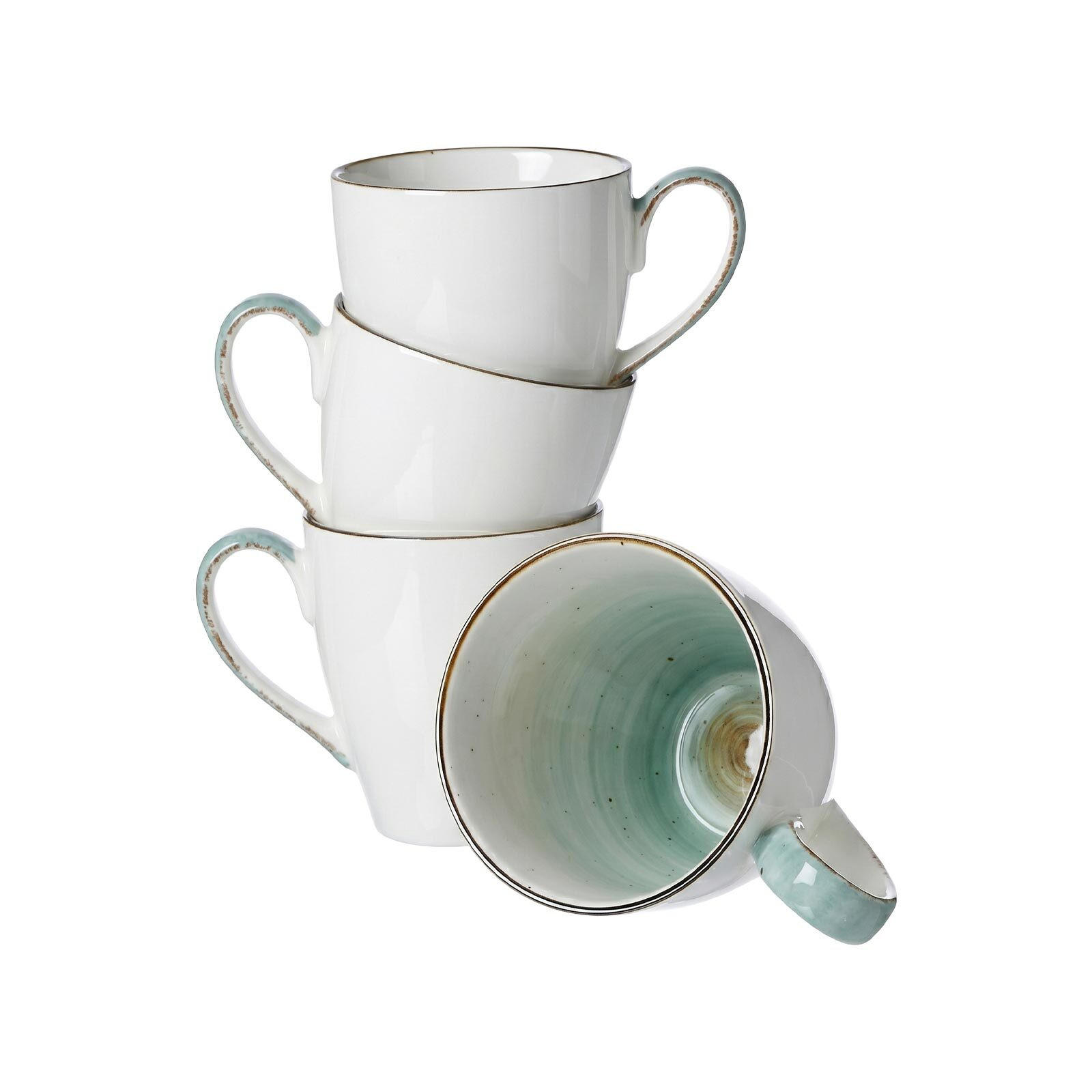 HENKELBECHER Cosmo blau 400 ml 4er Set - Blau, Keramik (0.4L) - Ritzenhoff Breker