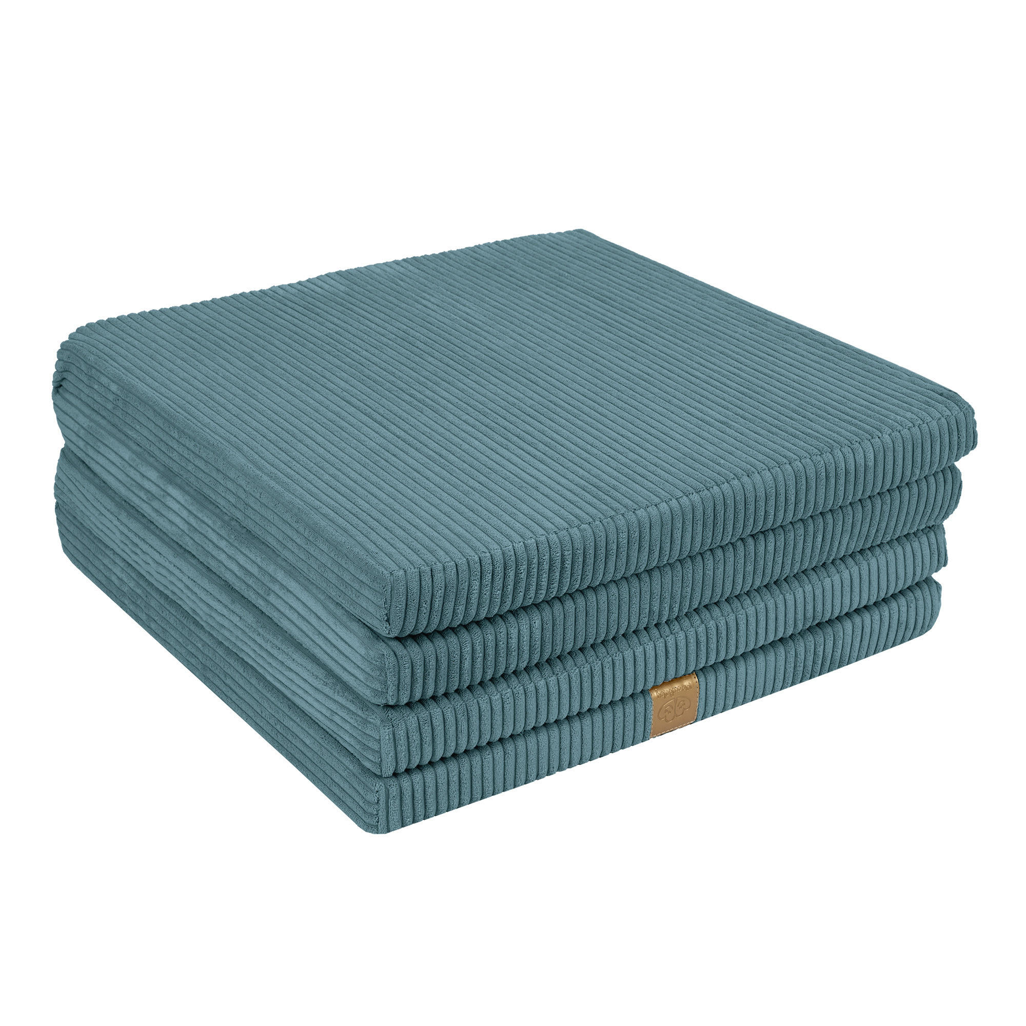 SPIELMATTE für Kinder, Quadratische, Aesthetic, Türkis - Türkis, Textil (120/120cm) - MeowBaby