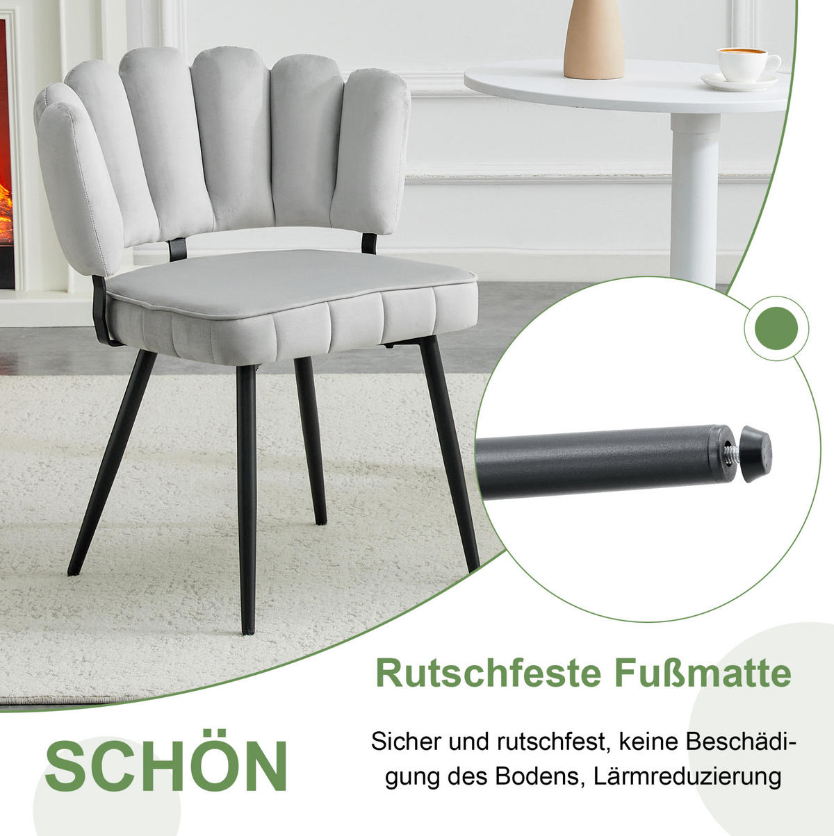 ESSTISCH-SET mit Stauraum 107 cm Nussbaumoptik/Hellgrau - Hellgrau, Metall (107/75/107cm) - Meubliv
