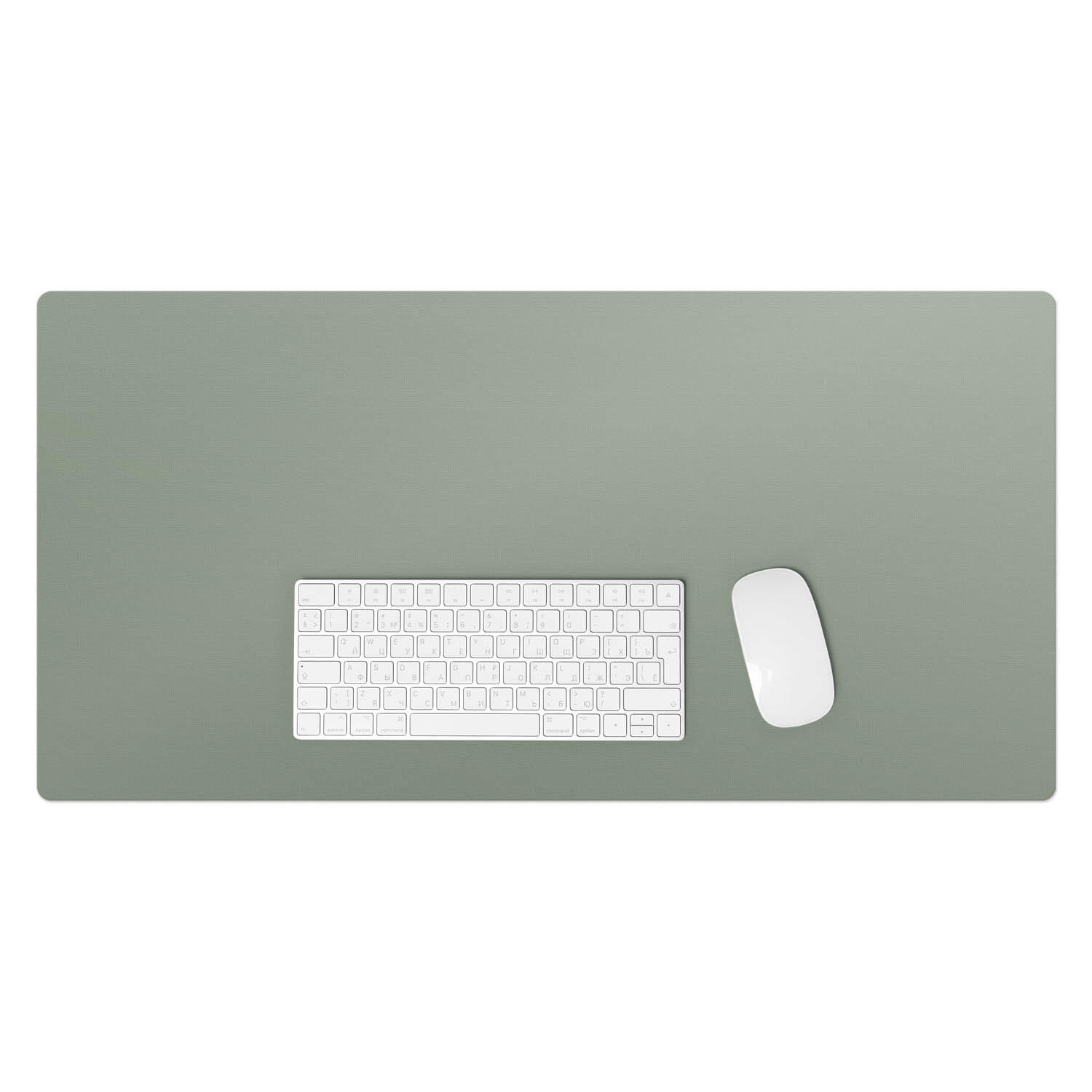 SCHREIBTISCHUNTERLAGE 90x45 cm Light green - Hellgrün, Kunststoff (90/45/1.6cm) - Wallfluent